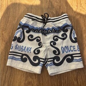 Dolce & Gabbana Marina-print swim shorts